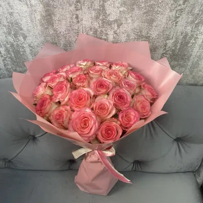 Букет из 25 роз Джумилия (50 см) за 2950р. Позиция № 3090