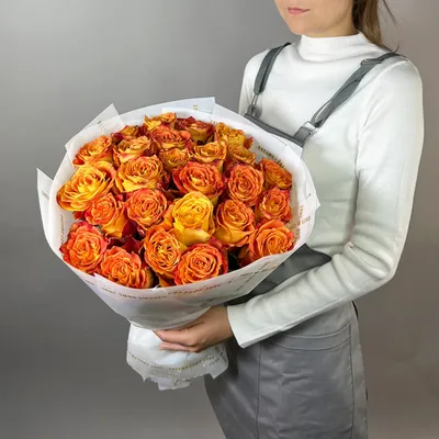 25 роз кения mix №95 - 🌹 Цветы Новосибирск заказ: