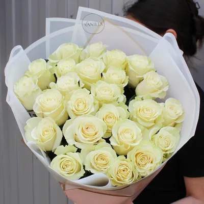 Букет из 25 роз розовый (50 см)