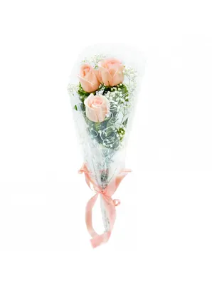 Мини букет из роз с писташем – Цветочная лавка \"Крокус\"