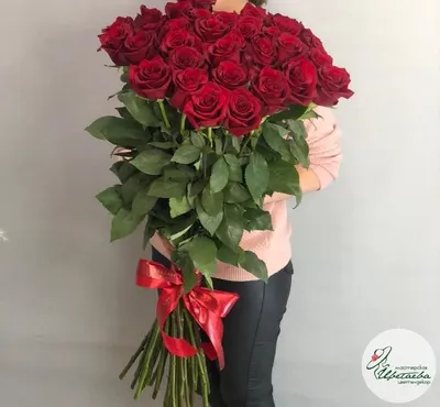 33 розы Аква - купить с доставкой в Киев