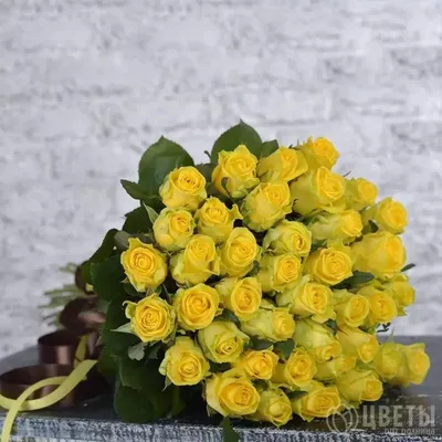 Заказать букет из длинных роз FL-37 купить - хорошая цена на букет из  длинных роз с доставкой - FLORAN.com.ua