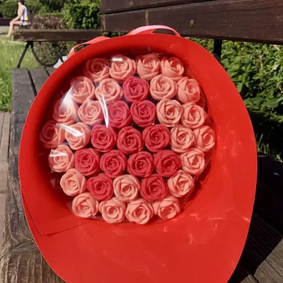 Заказать Кустовые розы | Букет из кустовой пионовидной розы 37 шт. с  бесплатной доставкой | Katty Art Flowers
