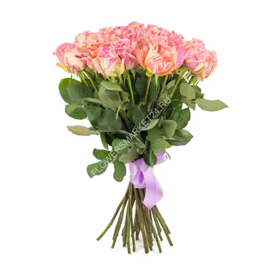 Букет из 7 белых кустовых роз - купить в Москве по цене 3790 р - Magic  Flower