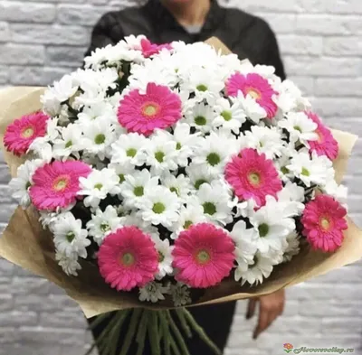 Букет Мечты о тебе» с герберами, хризантемами и розами - купить в Москве за  2 860 руб