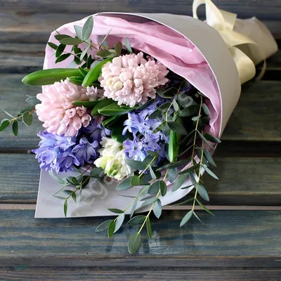 Букет из тюльпанов и гиацинтов | Flowers Valley