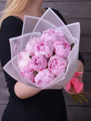 Букет из пионов. Белые и розовые Пионы в букете. Пионы в Алматы | Букет  цветов, Цветы, Белые букеты