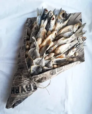 Мужской букет из рыбы №15 купить в Москве недорого - По цене 1990 руб. |  Заказать с доставкой