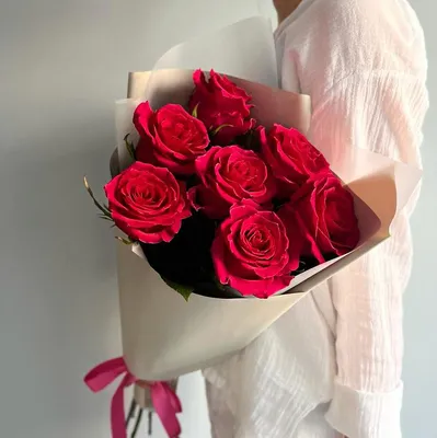 Букет из 7 красных роз Премиум» - купить в Набережных Челнах за 2 760 руб