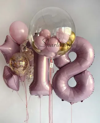 Букет шаров для девочки на 5 лет, Бабочка купить в Москве по приемлемой  цене - SharLux