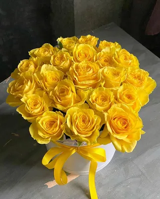 Букет желтых роз купить с доставкой по Красноярску - Агава