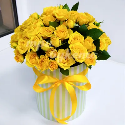 Букет из желтых роз и хризантем купить в Минске по низкой цене