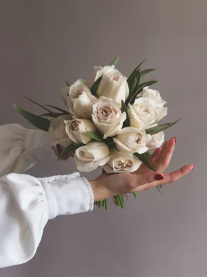 №Н914 — Букет невесты из роз + ПОДАРОК - Botanic Craft | Цветы и растения в  Хабаровске