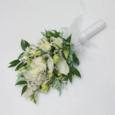 Букет невесты из калл и орхидеи купить | Интернет-магазин dakotaflora.com