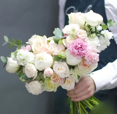 Букет невесты из бежевых роз | Букет невесты купить | Свадебный букет  купить | Интернет магазин цветов dakotaflora.com
