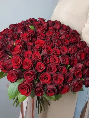 51 красная роза. Купить букет из 51 розы \"Именная буква\" в Киеве, доставка  по Украине