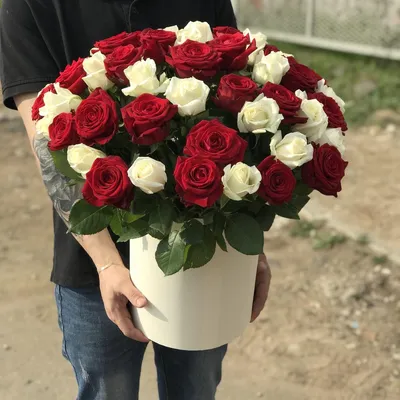 Мосцветторг - Букет из 51 красной розы 60/70 см