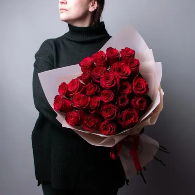Купить Классический букет роз премиум «Omega .red» в Нижнем Новгороде