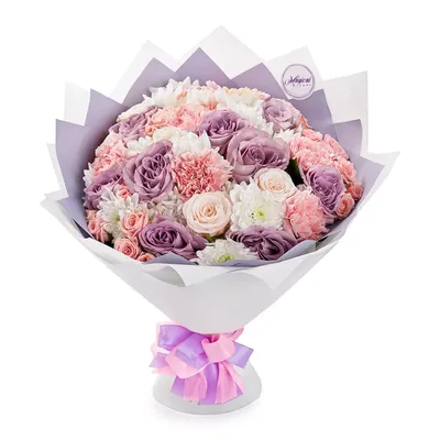 Букет Комплимент из красной розы и хризантемы - Доставкой цветов в Москве!  40874 товаров! Цены от 487 руб. Цветы Тут