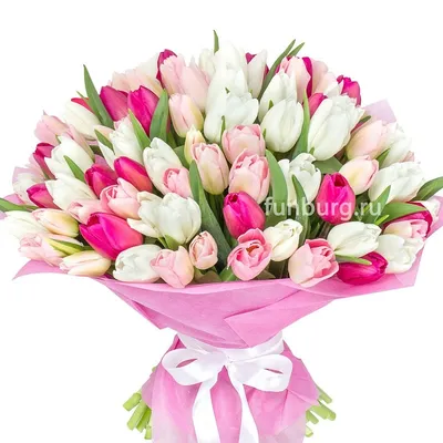 Букет \"25 нежно-розовых тюльпанов\" - Доставкой цветов в Москве! 15563  товаров! Цены от 487 руб. Цветы Тут