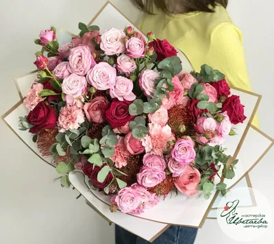 Букет цветов \"Французский\" - Доставка свежих цветов в Красноярске