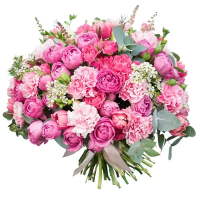 Траурный букет из живых цветов \"30 красных и белых роз\"– купить в  интернет-магазине, цена, заказ online