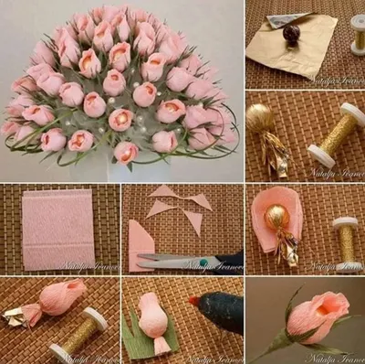 4 простых способа сделать цветы из гофрированной бумаги: Мастер-Классы в  журнале Ярмарки Мастеров