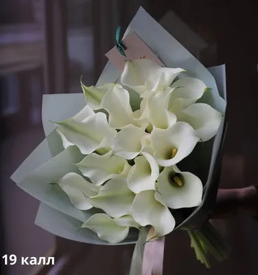 Купить букет невесты из 11 калл по доступной цене с доставкой в Москве и  области в интернет-магазине Город Букетов