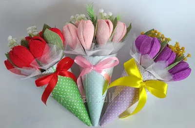 Букет из конфет. Тюльпаны. купить в Караганде