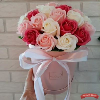 Букеты из мыльных цветов ЗаказWA89514984077 | Flower soap, Flower box gift,  Paper flowers