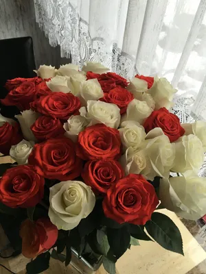 Розы букет дома - 60 фото