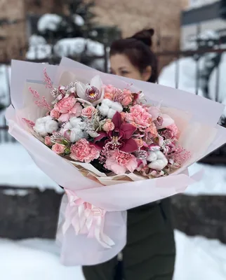Сборный букет с орхидеей \"От всего сердца\" - заказать с доставкой в  Череповце