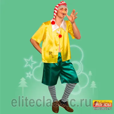 Буратино, детский карнавальный костюм от торговой марки «Алиса»