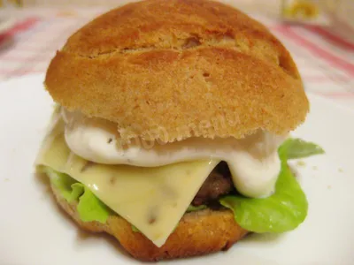 Домашний бургер рецепт с фото пошагово - 1000.menu