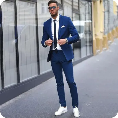 Winter 2023 men new suit style down jacket Business casual men suit 2 color  | eBay
