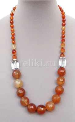 Бусы из сердолика — купить в интернет-магазине FELIKI.ru
