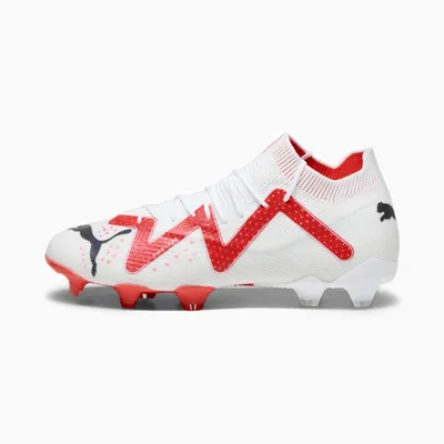 Бутсы FUTURE ULTIMATE FG/AG Football Boots | Цвет: Белый | PUMA White-PUMA  Black-Fire Orchid | Puma | Арт: 107355_01