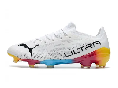 БУТСЫ Puma Ultra 1.3 FG белый разноцветный купить по выгодной цене 7790  рублей со скидкой в интернет магазине ЛигаФутбола.ру. Бутсы Пума Ультра  заказать с бесплатной доставкой по низкой цене.