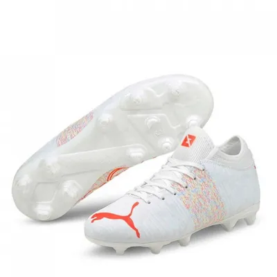 Детские бутсы Puma Future Z 4.1 Junior FG Football WHITE/RED