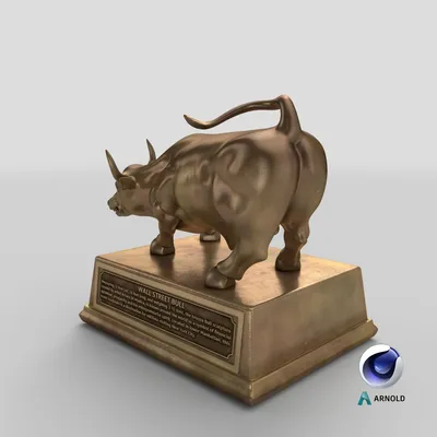 Атакующий бык» — самый фотографируемый объект Нью-Йорка (Нью-Йорк, CША)