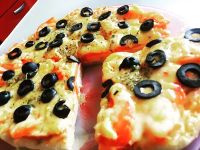 Быстрая пицца на сковородке | Пикабу