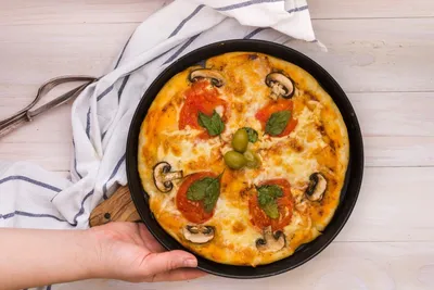 Рецепт пиццы на сковороде » Интересный интернет