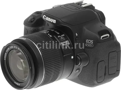 Цифровой фотоаппарат Canon EOS 650D - купить по цене от 14500 руб в  интернет-магазинах Москвы, характеристики, фото, доставка