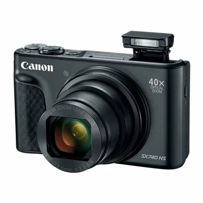 Фотоаппарат Canon PowerShot SX740 HS черный (2955C002) – выгодная цена –  купить товар Фотоаппарат Canon PowerShot SX740 HS черный (2955C002) в  интернет-магазине Комус