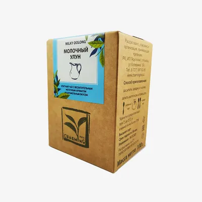 ООО Калина Молочный улун в пакетиках зеленый китайский чай дракон