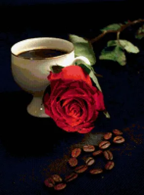 Чашка Кофе И Красная Роза — стоковые фотографии и другие картинки Без людей  - Без людей, Блюдце, Горизонтальный - iStock
