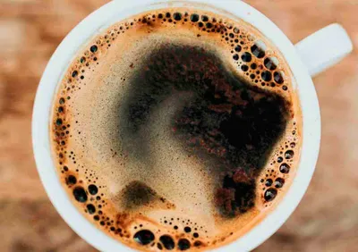 Чашка ароматного кофе в осеннем лесу