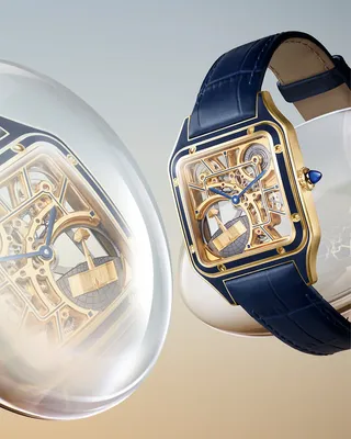 Купить наручные часы Cartier Santos de Cartier WSSA0018 – «Золотое Время»