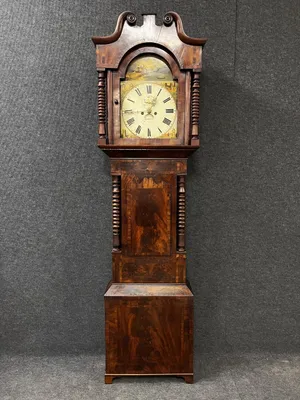 Часы напольные - mbst/011. Напольные часы с маятником и боем в деревянном  корпусе от фабрики Bacci Stile