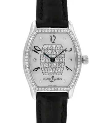 Часы Ulysse Nardin MicheLangeLo женские наручные из стали с бриллиантами  6275 - купить сегодня за 174000 руб. Интернет ломбард «Тик – Так» в Москве